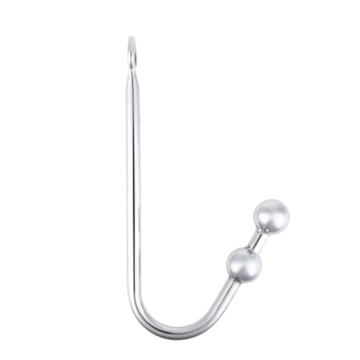 Two Balls 4417 Pleasurable Stainless Anal Hook Steel 0819